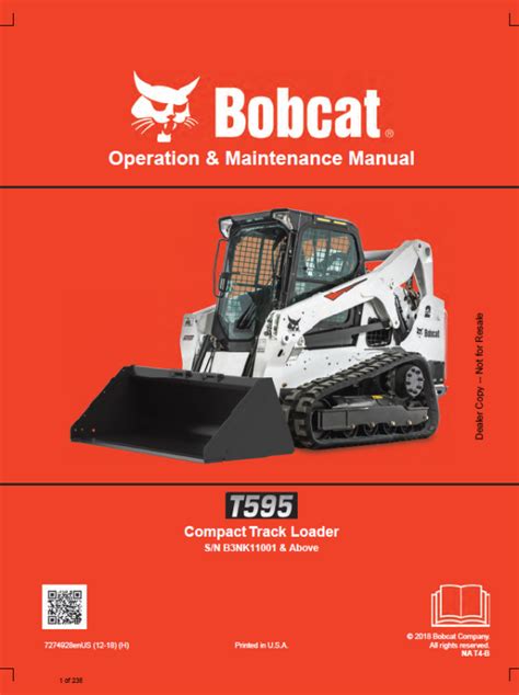 bobcat t595 skid steer specs|bobcat t595 owners manual.